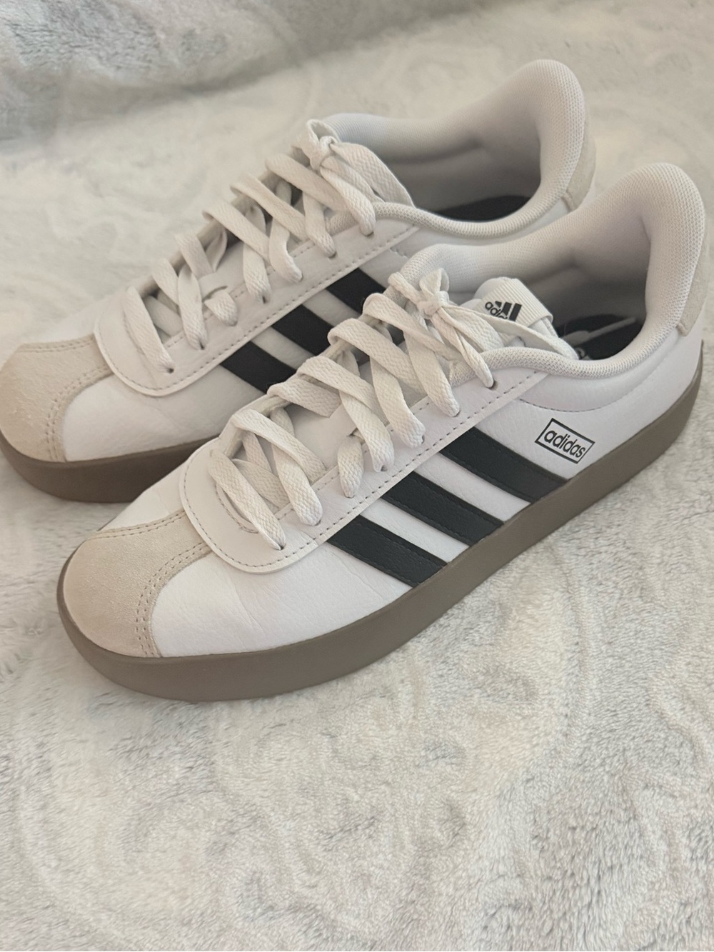 Adidas: VL Court 3.0 Shoes•Women's Size: 7 • Cloud White / Core Black / Grey One